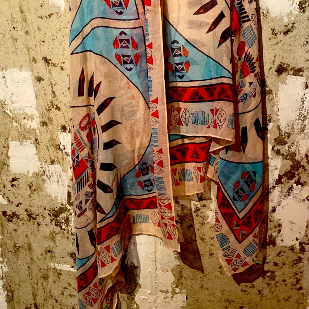 Extra Long And Extra Large Rectangular Scarf Neve… - image 4